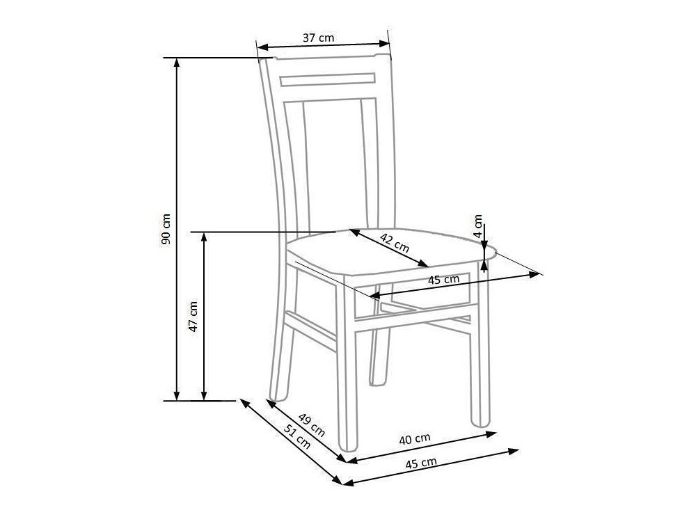 Szék Houston 550 (Mézes tölgy + Bézs)