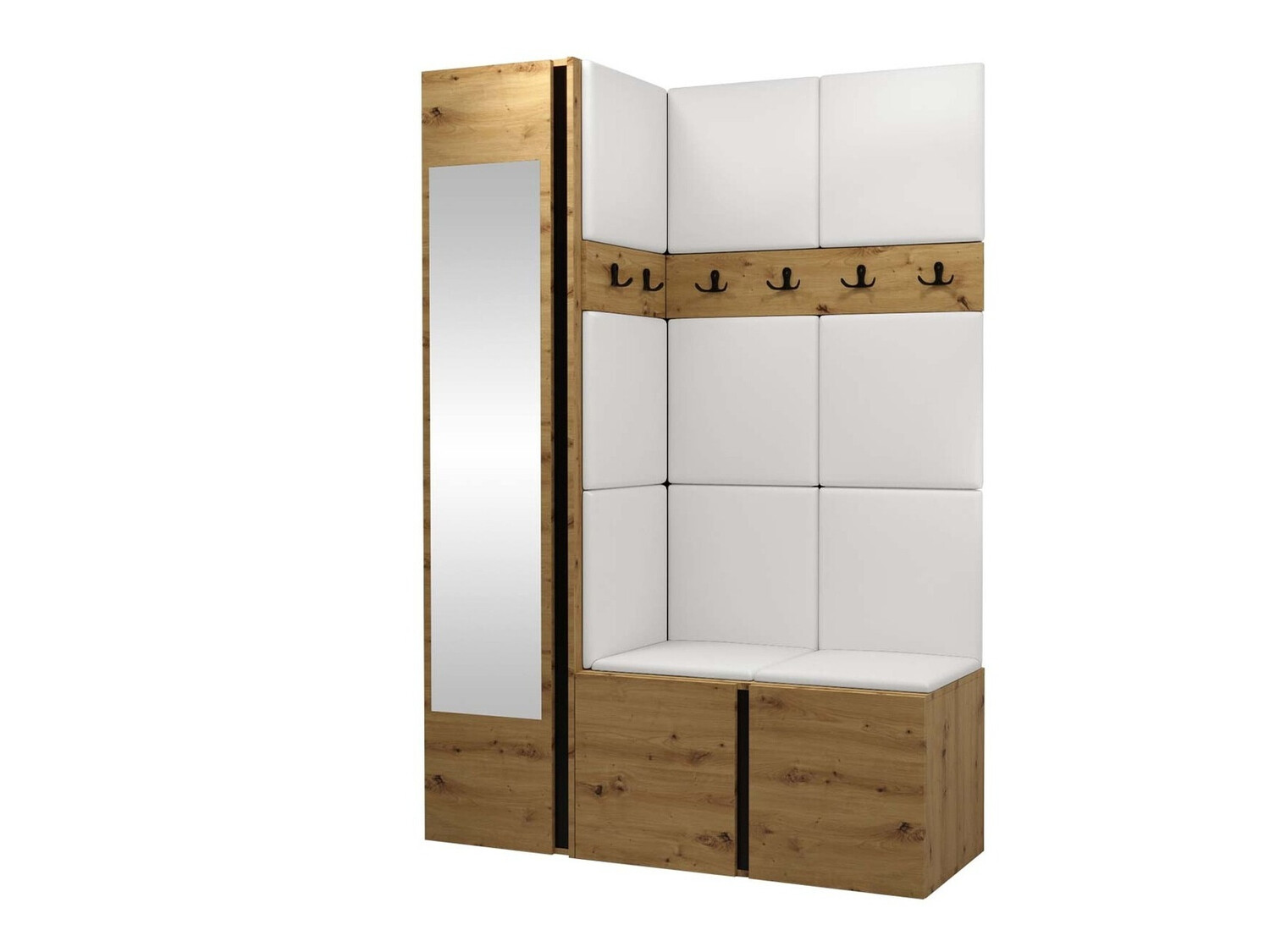 Előszoba garnitúra Hartford 277 (Lágy öko-bőr 017)