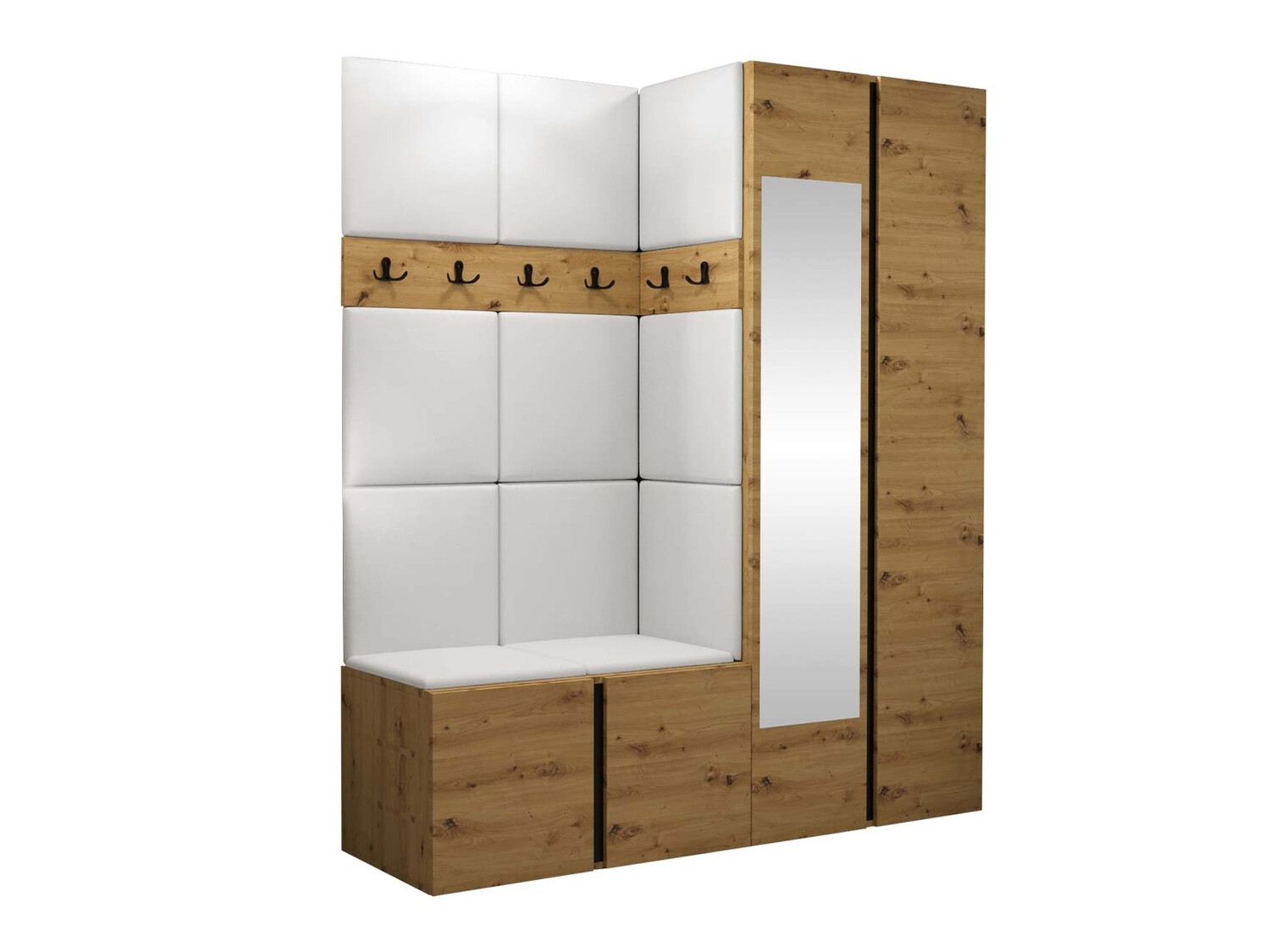 Előszoba garnitúra Hartford 278 (Öko bőr Soft 017)