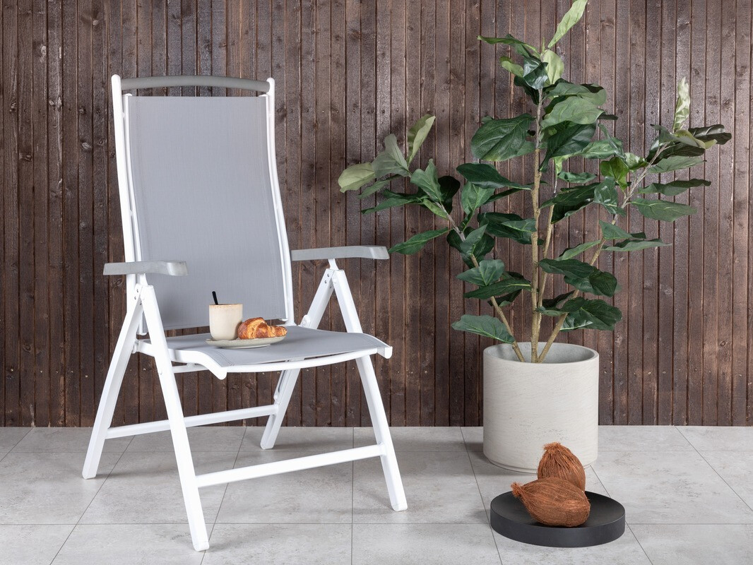 Kerti szék Dallas 742 (Szürke + Fehér)