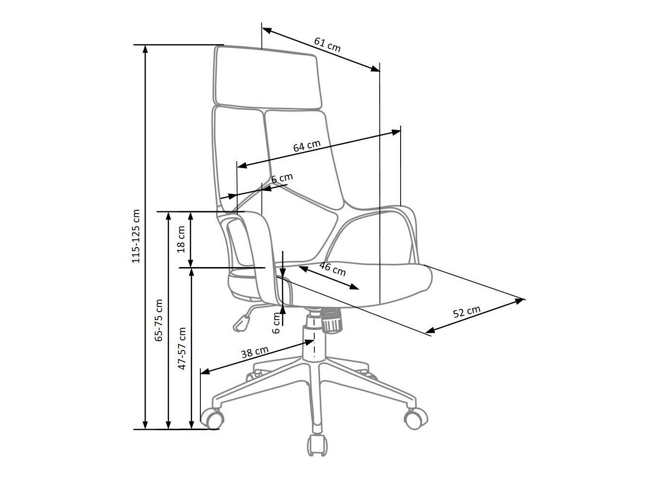 Irodai szék Houston 1201