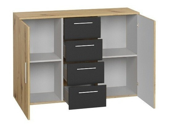 Komód Vestivo 101 (Arctic fenyő + Sötét Arctic fenyő)