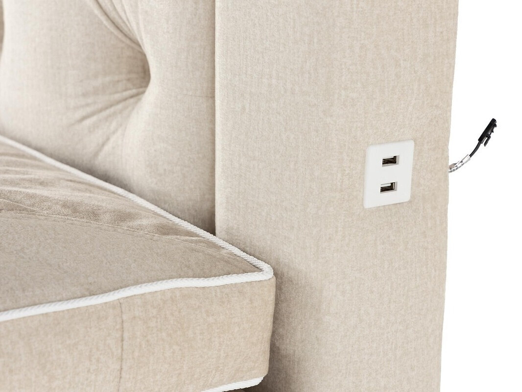 Kontinentális ágy Seattle 137 (Bézs)