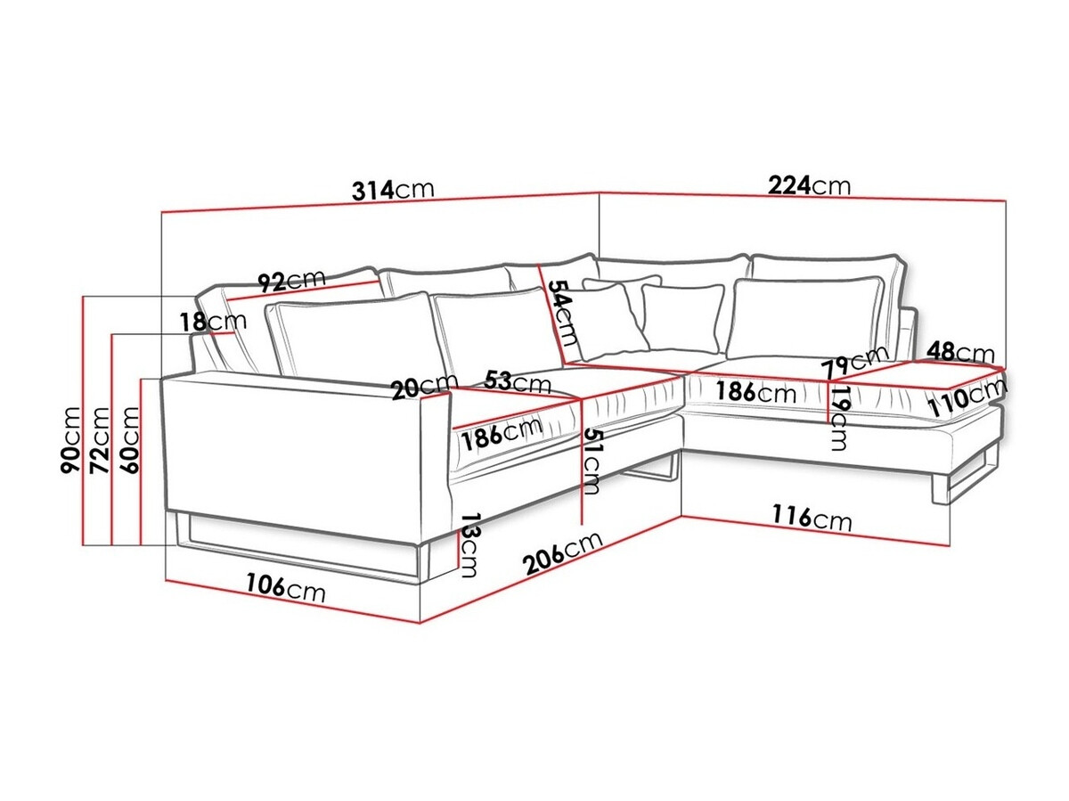 Sarokkanapé Kingsport 111 (Kronos 22)