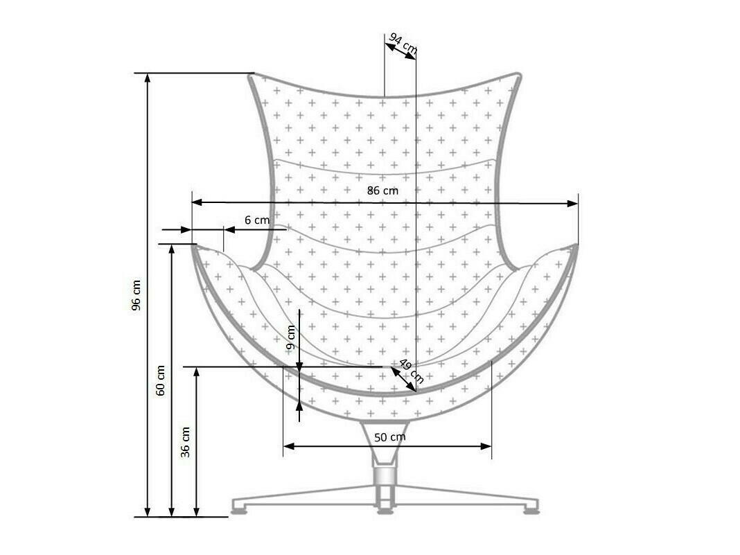 Fotel Houston 377 (Barna)