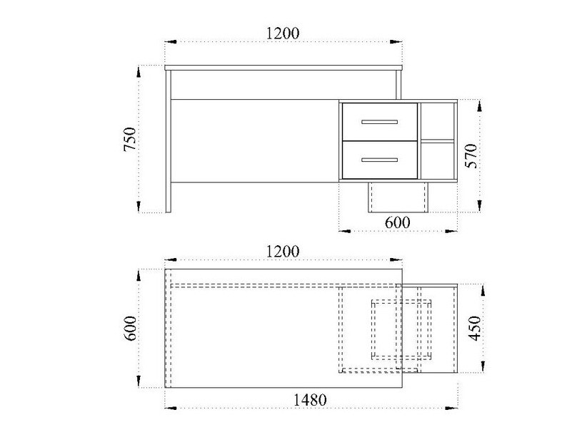 Íróasztal Balmera 104