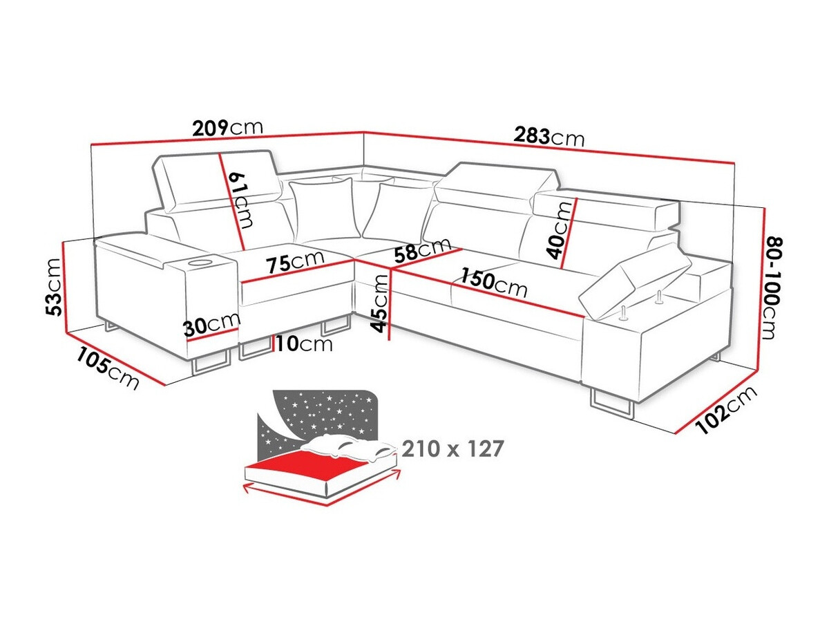 Sarokkanapé Pearland 106