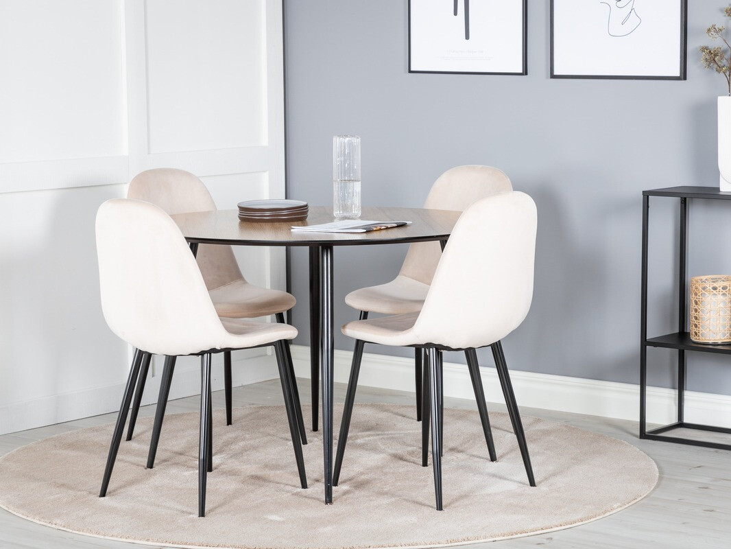 Asztal Dallas 109 (Barna + Fekete)