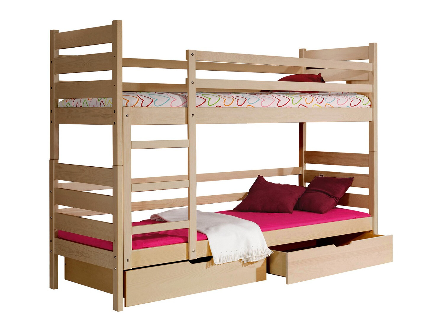 Emeletes ágy Ogden 100 (Fenyő)