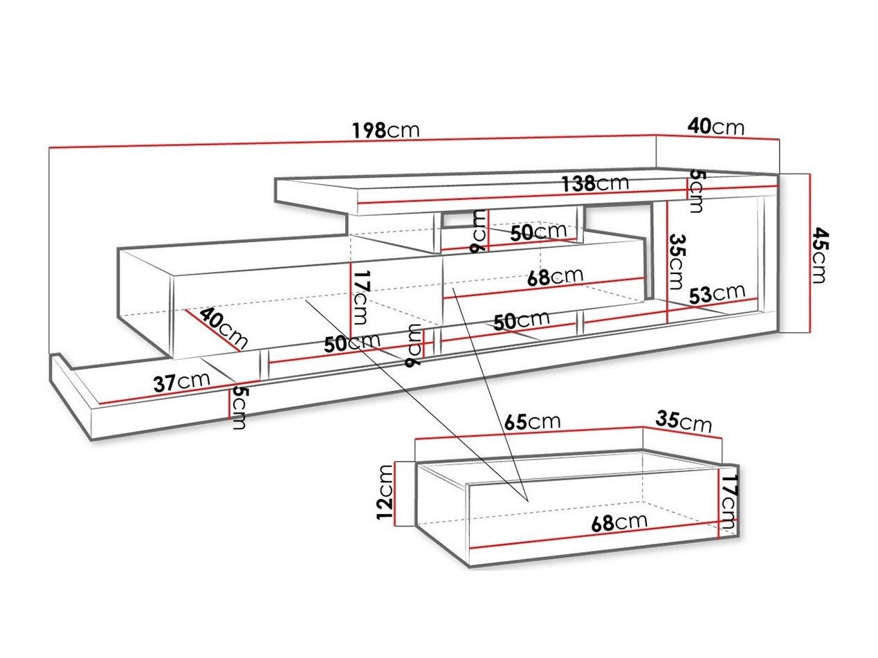 TV-állvány Rosmara