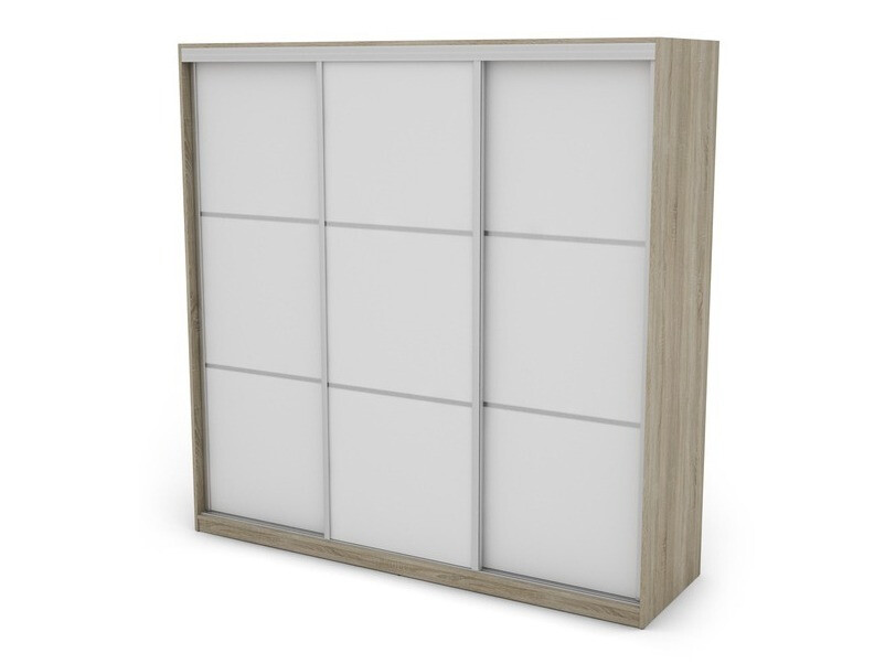 Gardróbszekrény Lexington 147 (Sonoma tölgy + Fehér)