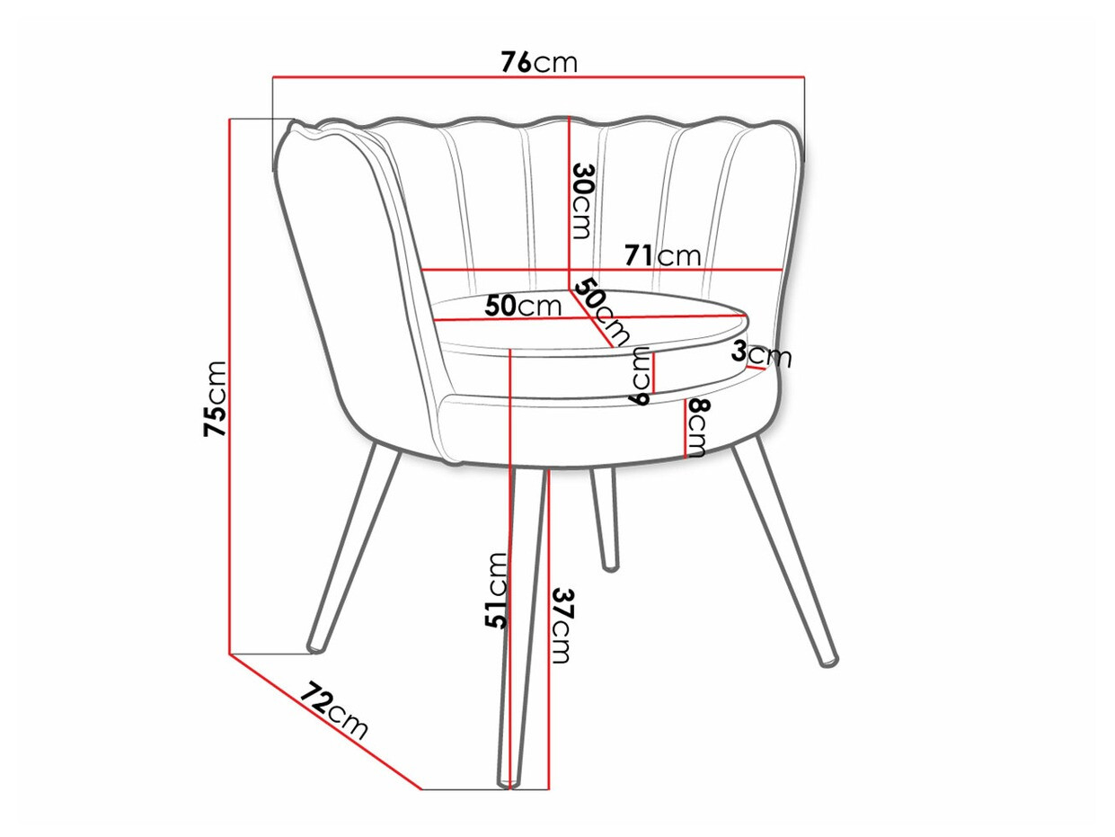 Fotel Comfivo Univae (Szürke + Aranysárga)