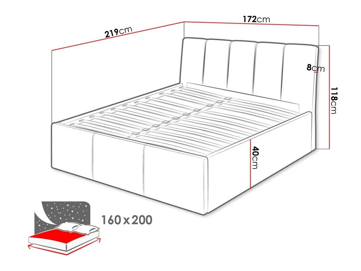 Ágy ComfiDream Lumora (Fresh 01)