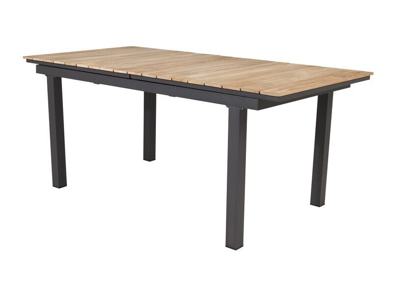 Kerti asztal Dallas 2844 (Fekete + Barna)