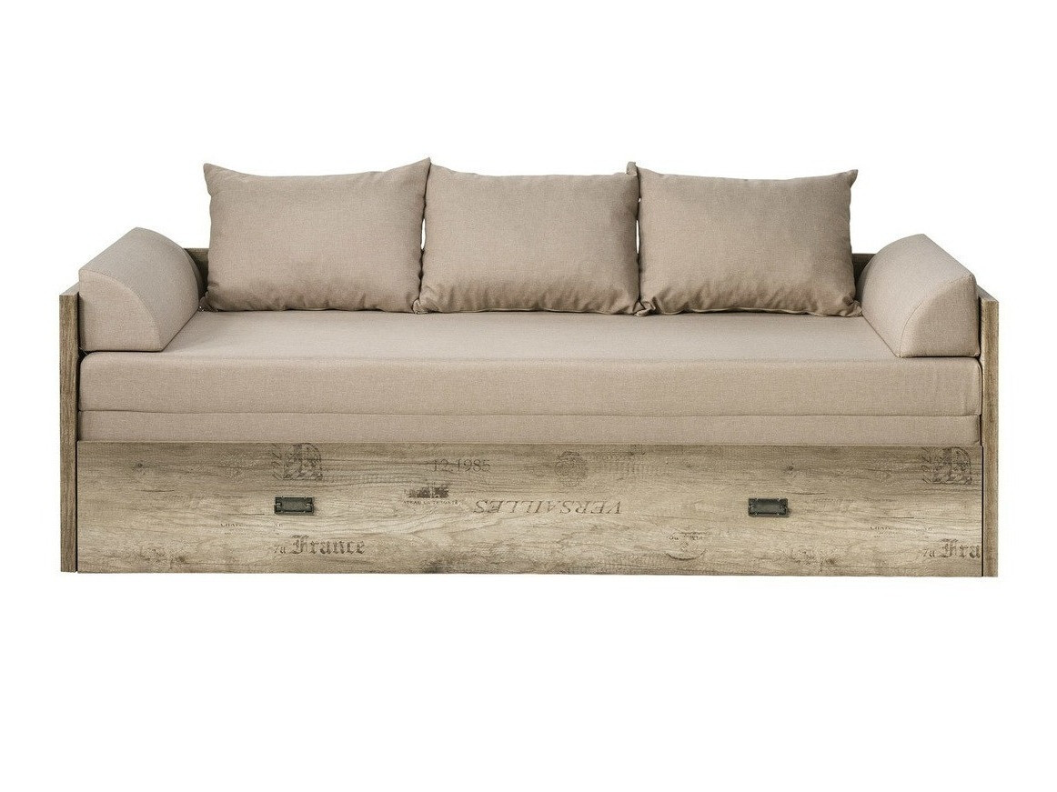 Ágy Odeveni 111 (Beige + Canyon tölgy)