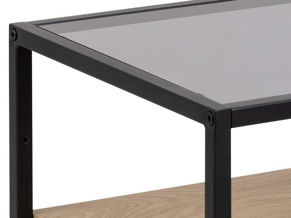 Éjjeliszekrény Norsica 695 (Fekete + Vad tölgy)