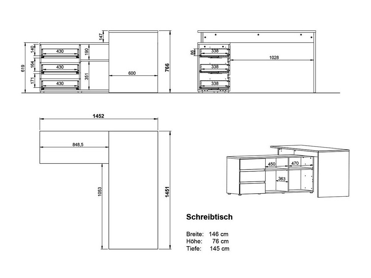 Otthoni iroda készlet Avirome 108