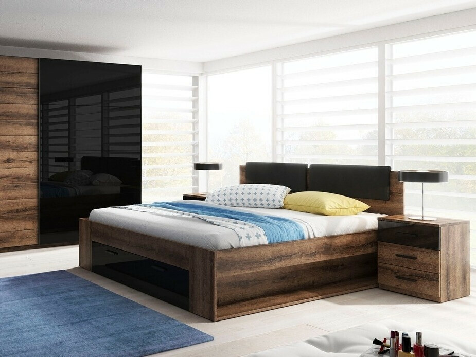 Ágy Levruvu 111 (Monastery tölgy + Fekete)