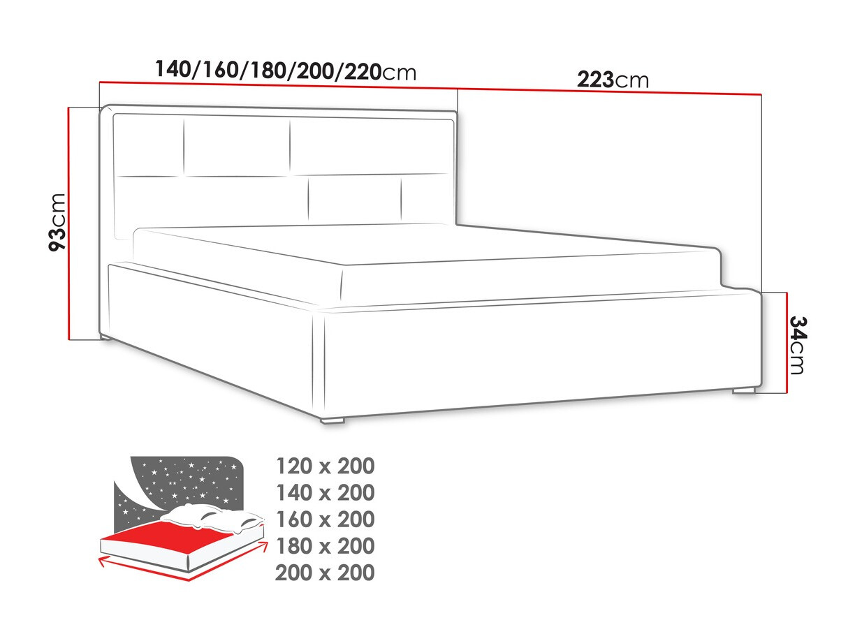 Ágy Pomona 105 (Victoria 14 866)