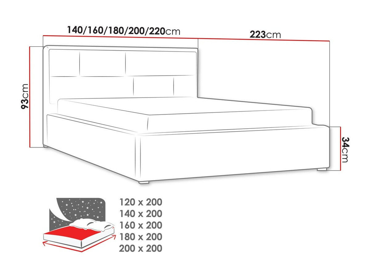 Ágy Pomona 105 (Victoria 14 865)