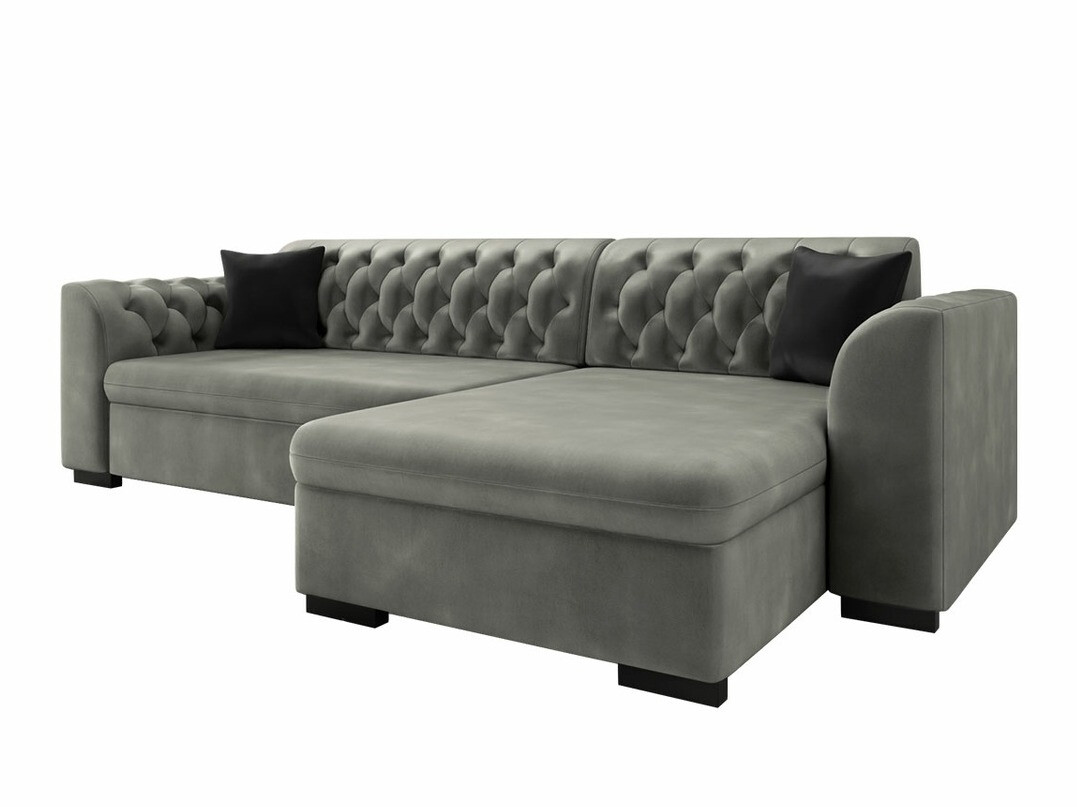 Chesterfield sarokkanapé Comfivo 252 (Magic Velvet 2217 + Magic Velvet 2219)