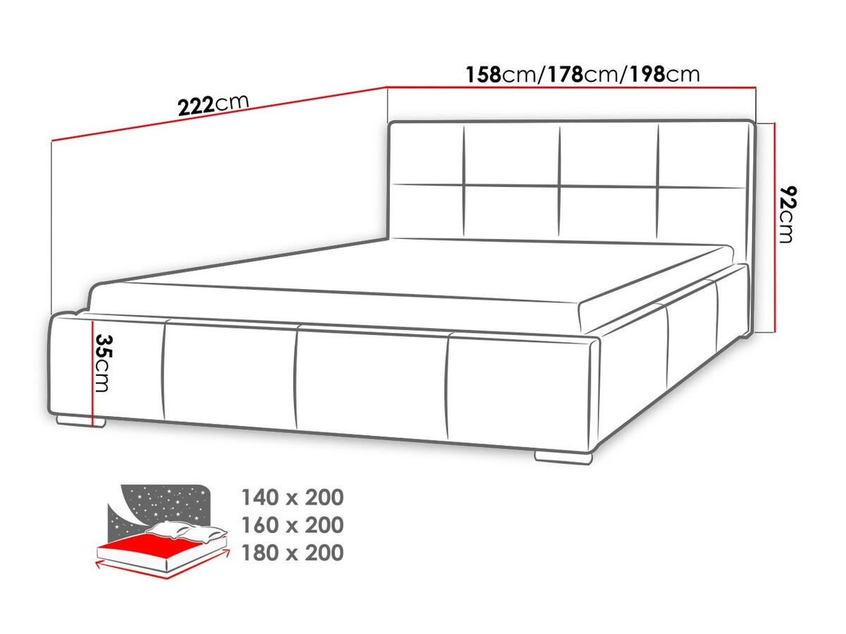 Ágy Lyra (Soft 020)