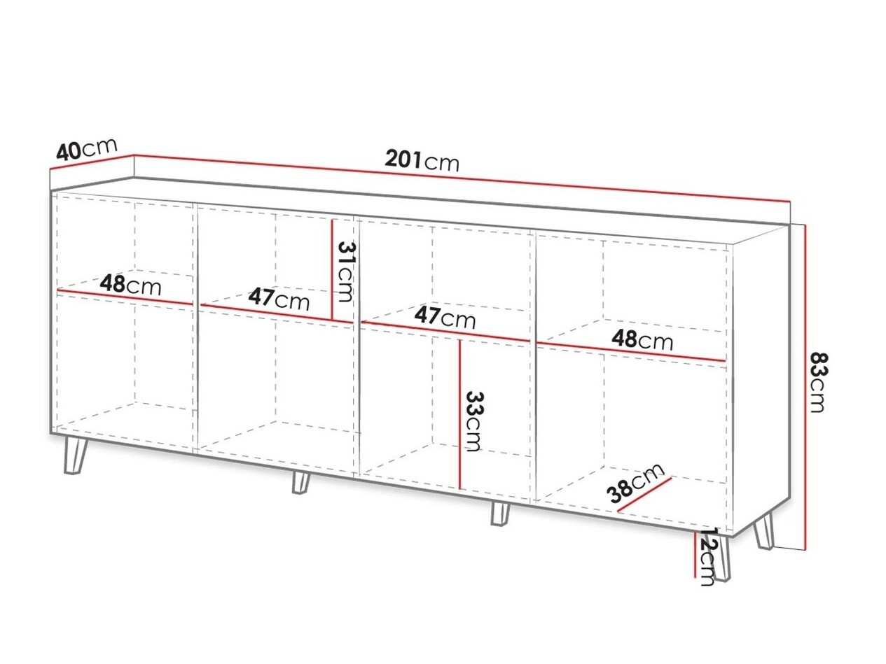 Szekrény Dicto (Fehér)