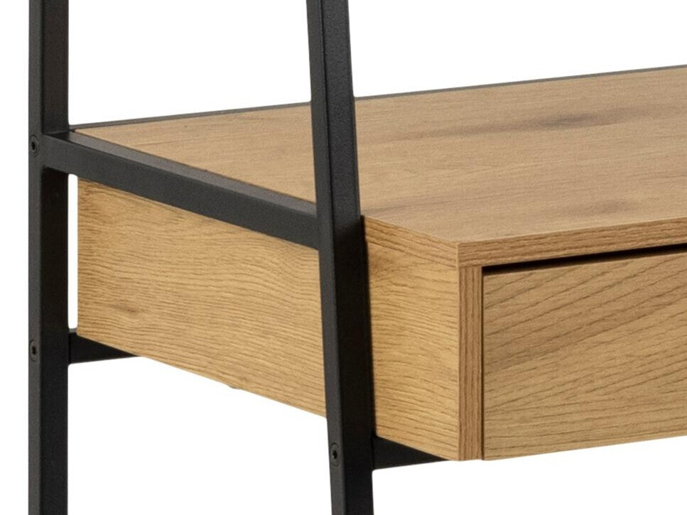 Íróasztal Norsica Sevferi 163 (Vad tölgy + Fekete)