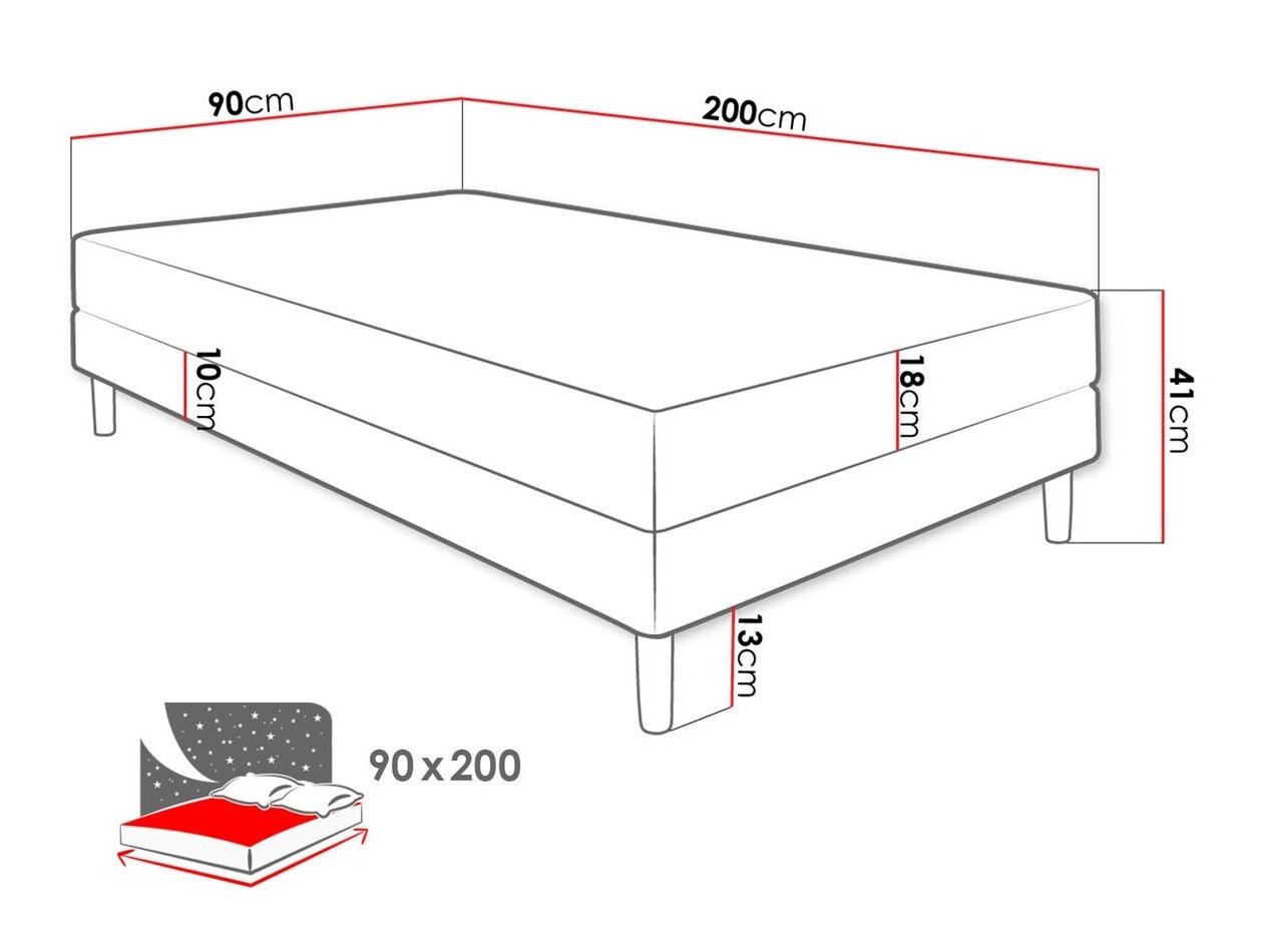 Ágy Memphis 126 (Rico 01)