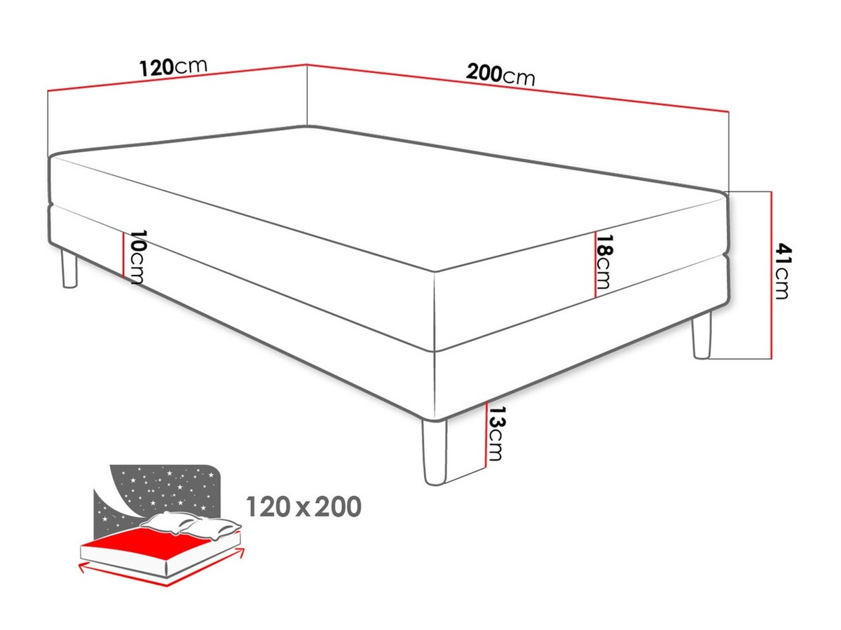 Ágy Memphis 126 (Rico 23)