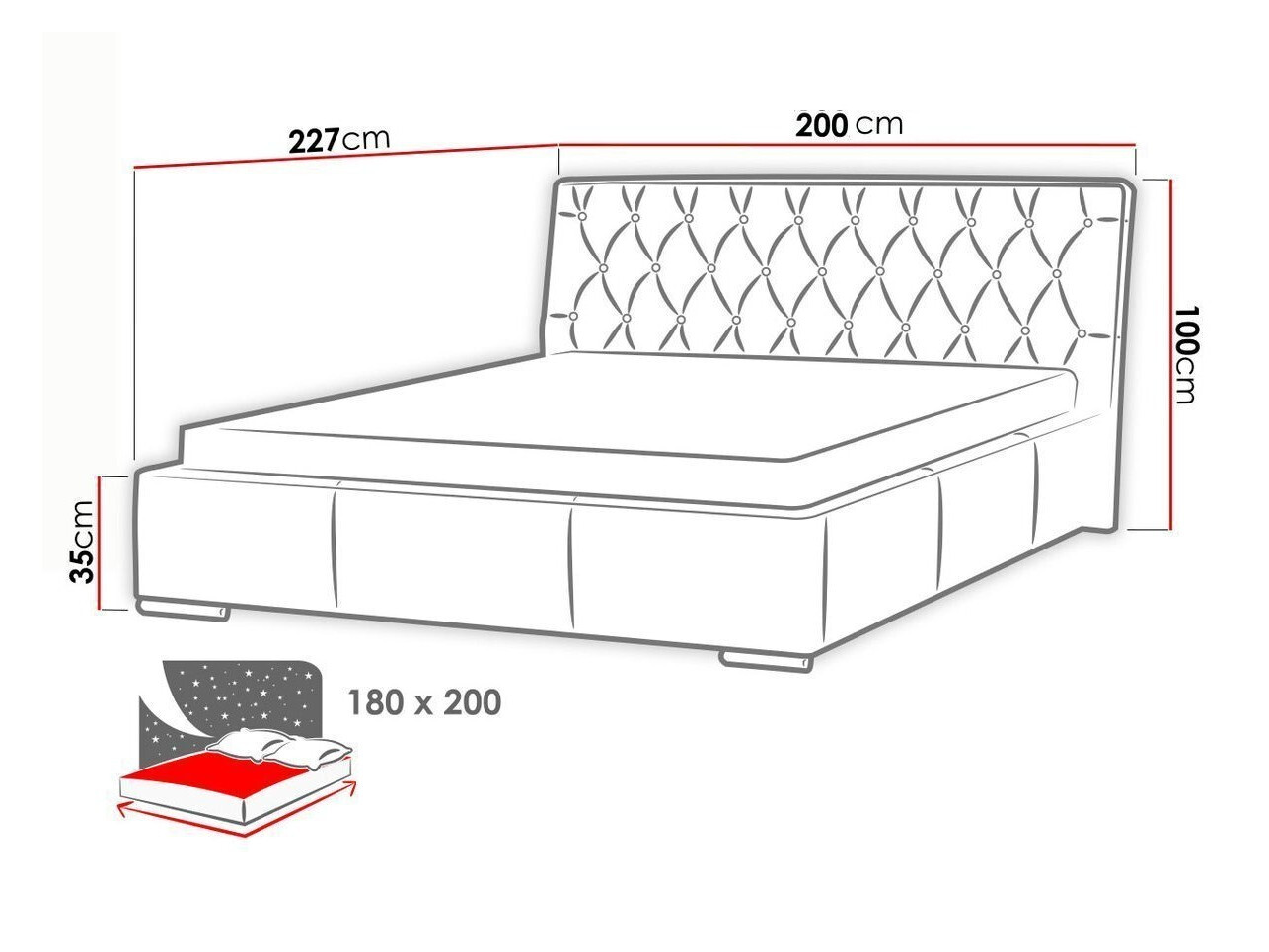 Ágy Templum II (Soft 017)