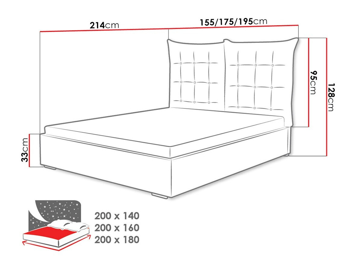 Ágy Florence 104 (Baku 2901)
