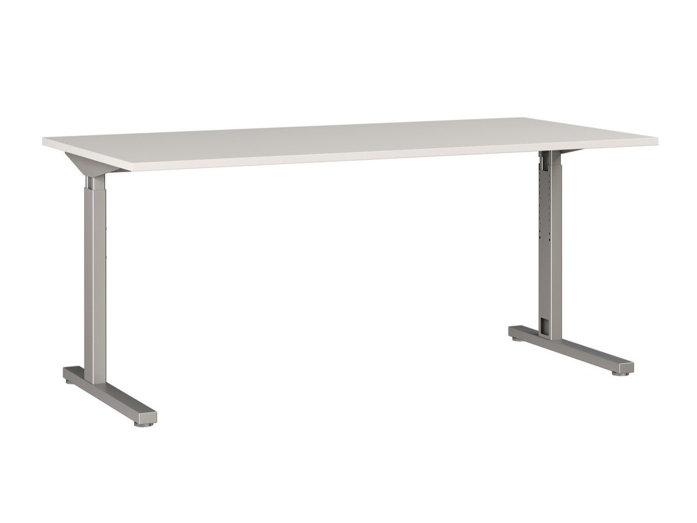 Íróasztal Lartesi 107 (Világosszürke + Grafit)