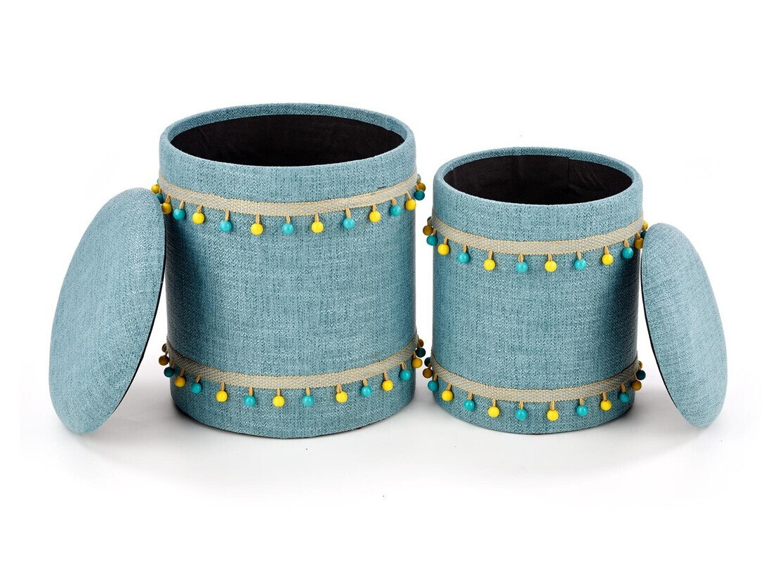 Puff szettek Houston 1155 (Világoskék)