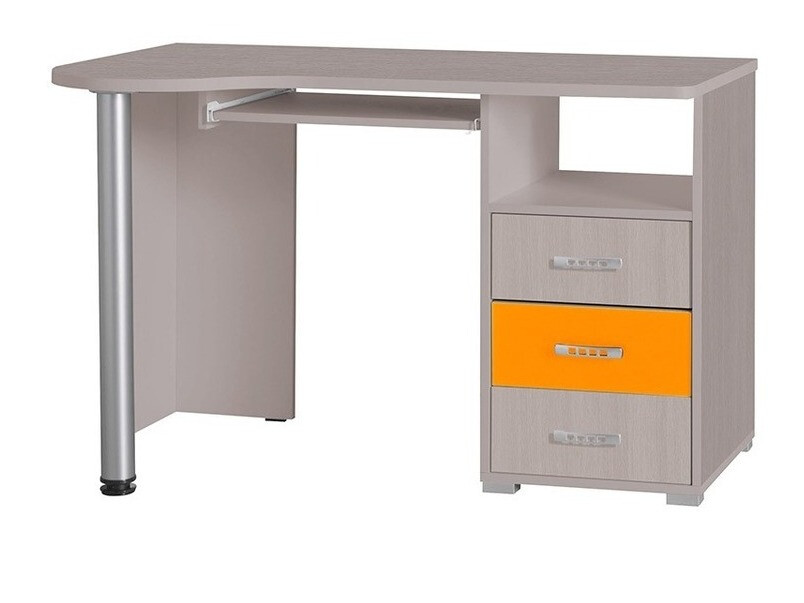 Íróasztal Toledo B106 (Kőrisfa + Narancs)