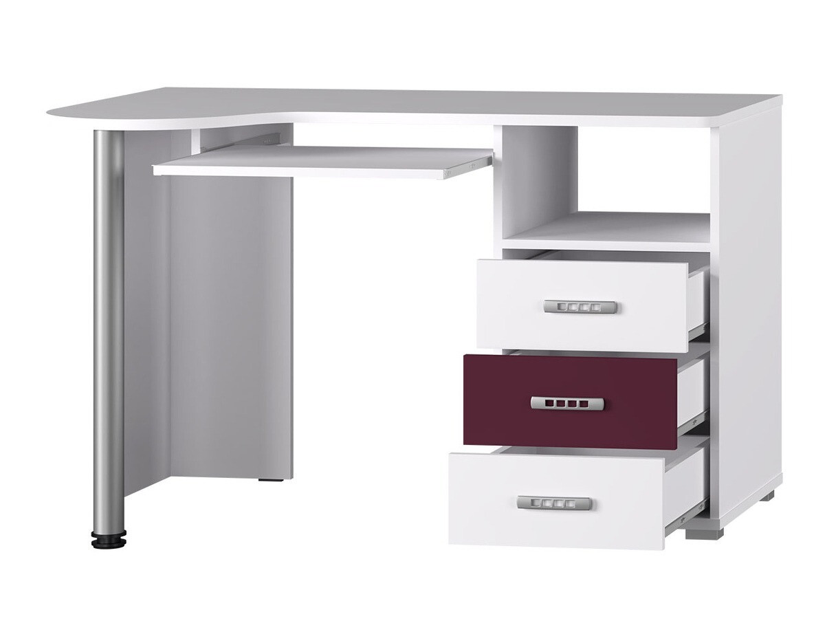 Íróasztal Toledo B106 (Kőrisfa + Narancs)