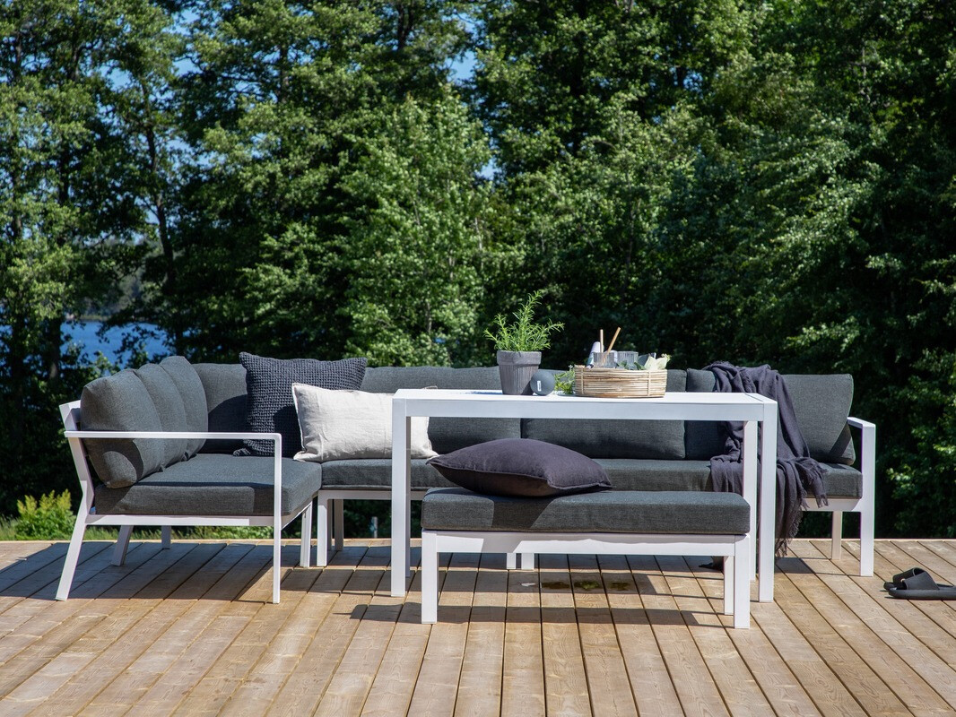 Kerti bútor Dallas 3119 (Fehér + Szürke)