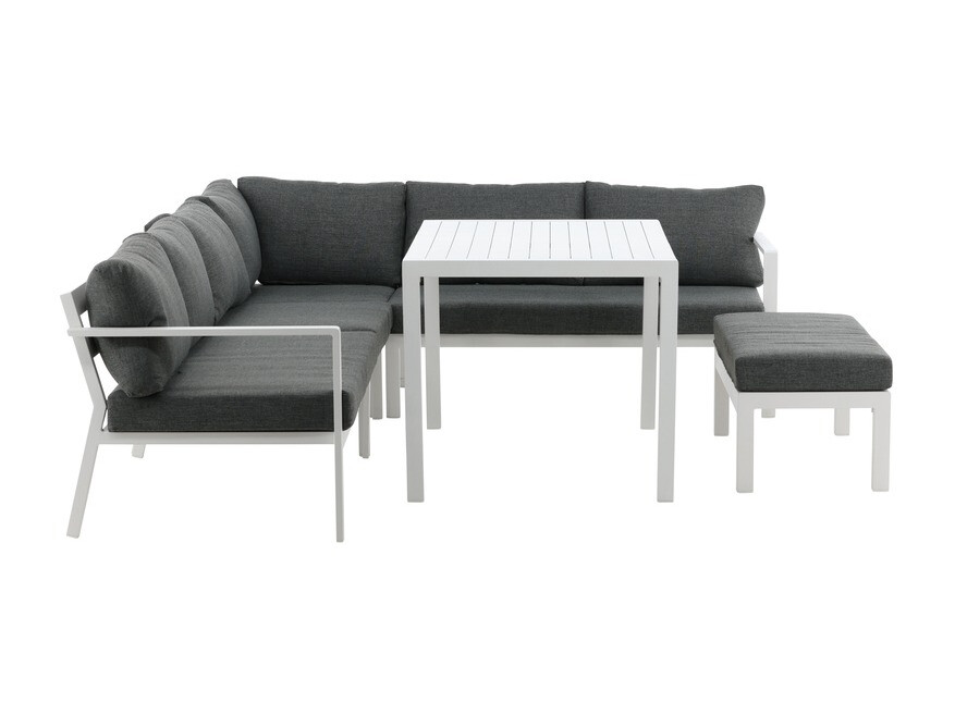 Kerti bútor Dallas 3119 (Fehér + Szürke)