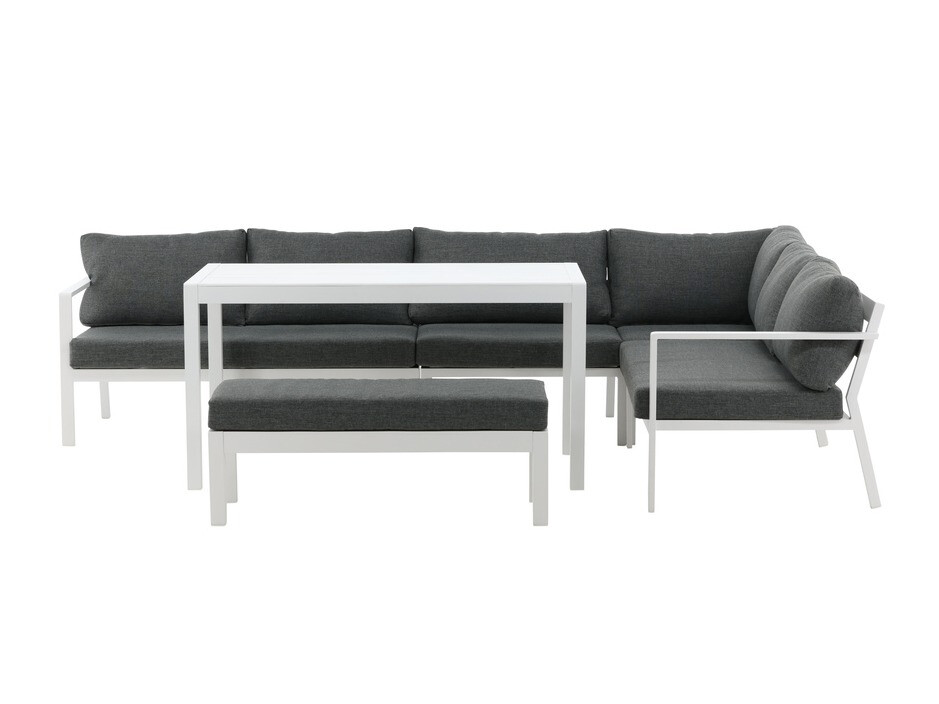 Kerti bútor Dallas 3119 (Fehér + Szürke)