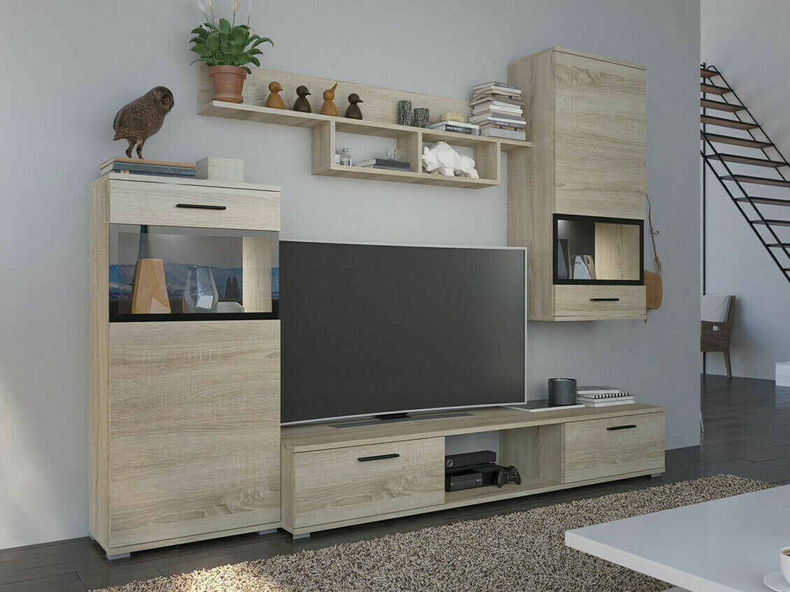 Nappali szett Tucson 109 (Sonoma tölgy)