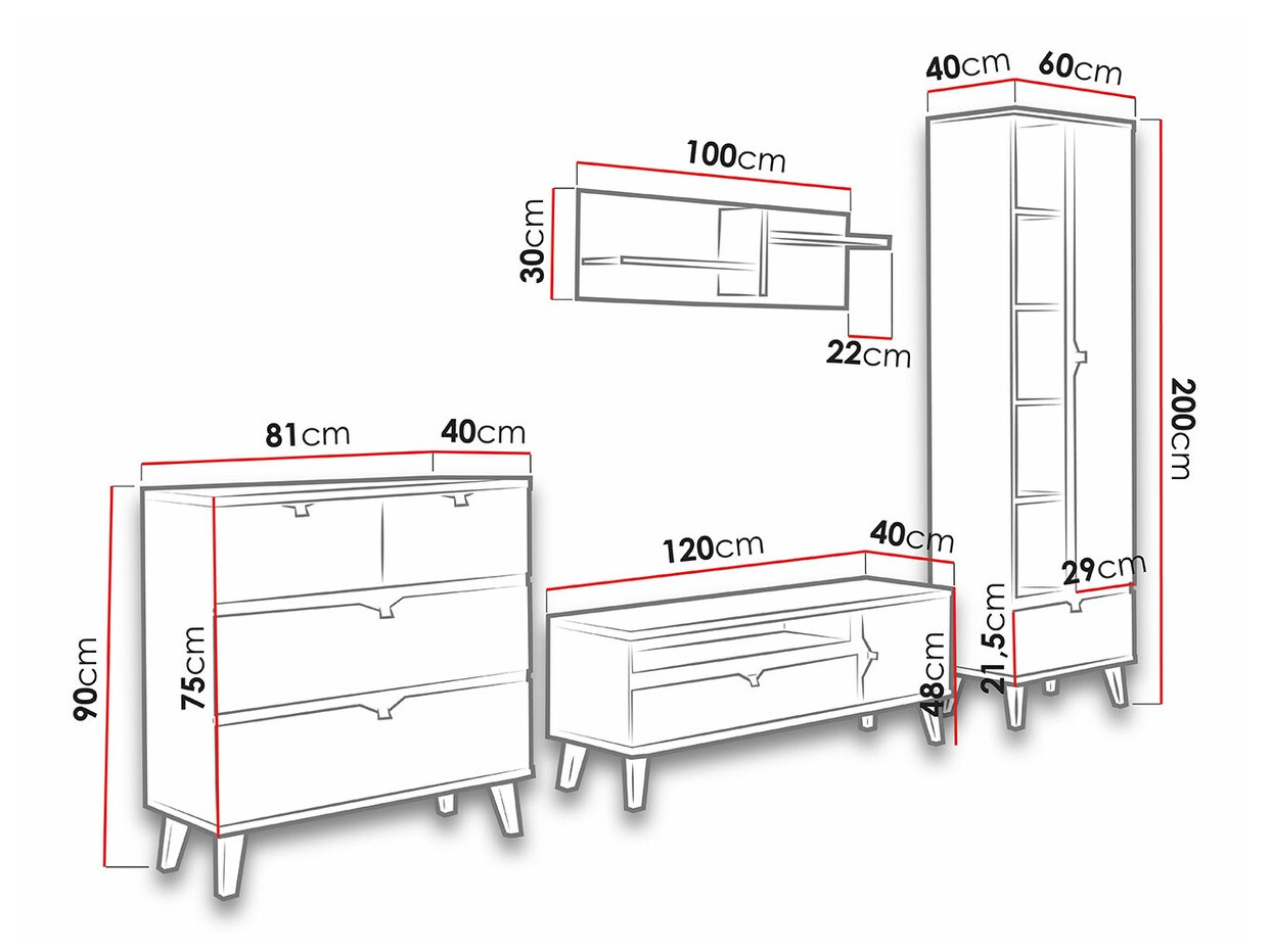 Nappali szett Etrmoru 144