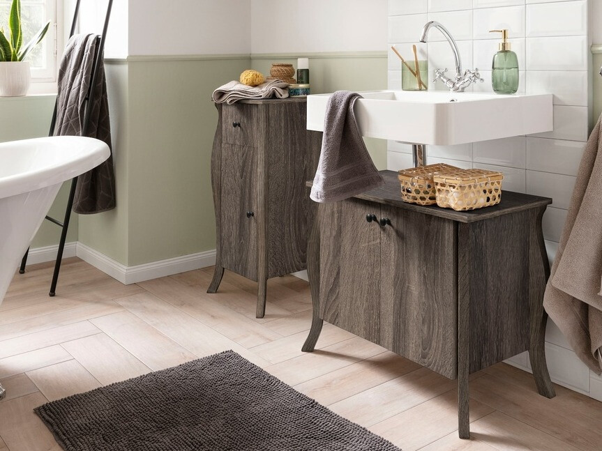 Mosdó alatti álló szekrény Ophtole 100 (Szürke tölgy)