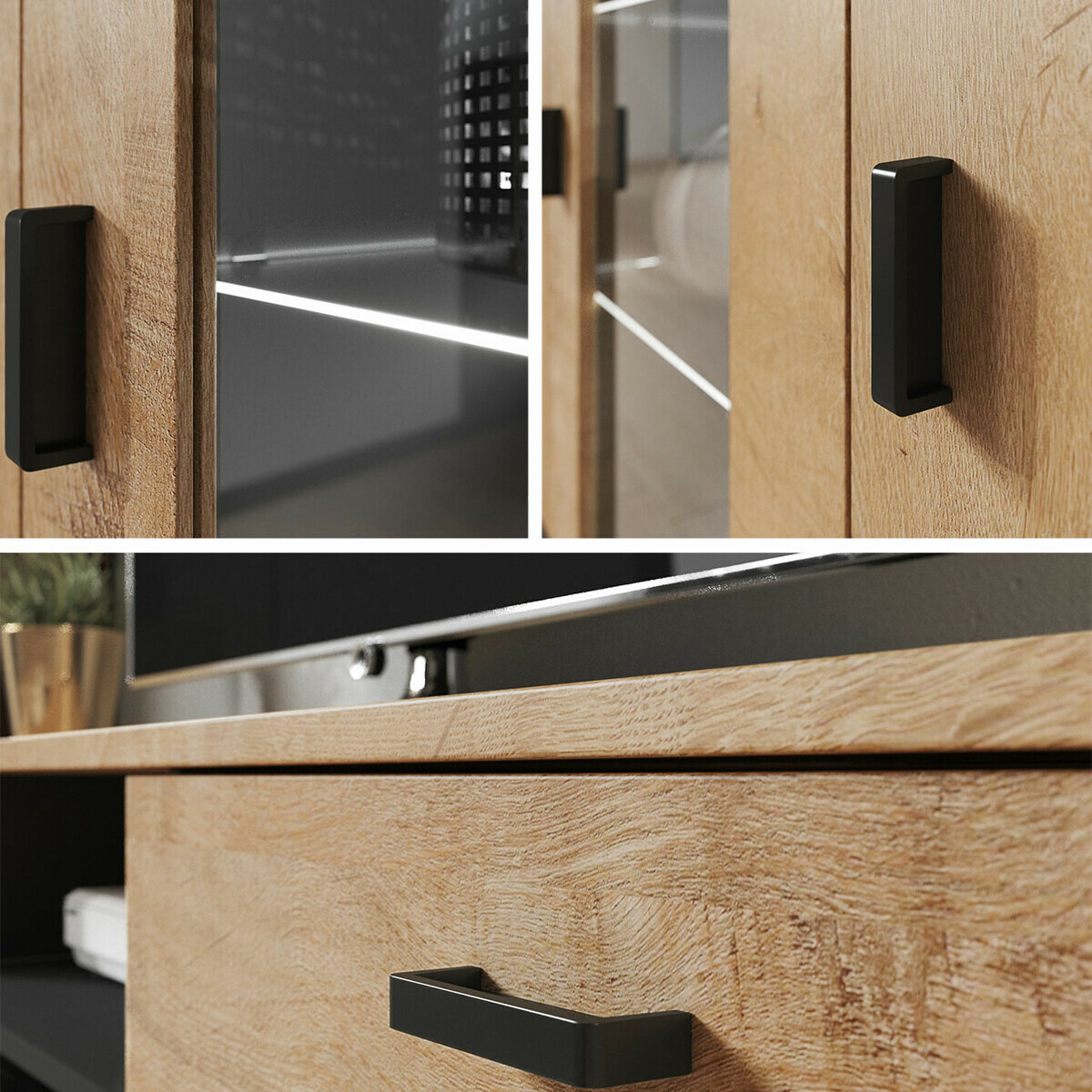 Nappali szett Tornola 110 (Fehér + Fényes fehér)