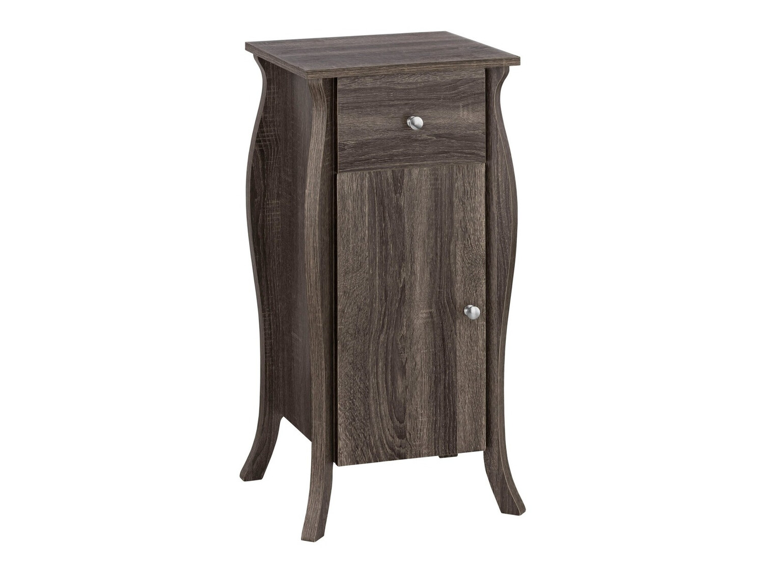 Beépített fürdőszoba szekrény Ophtole 102 (Szürke tölgy)