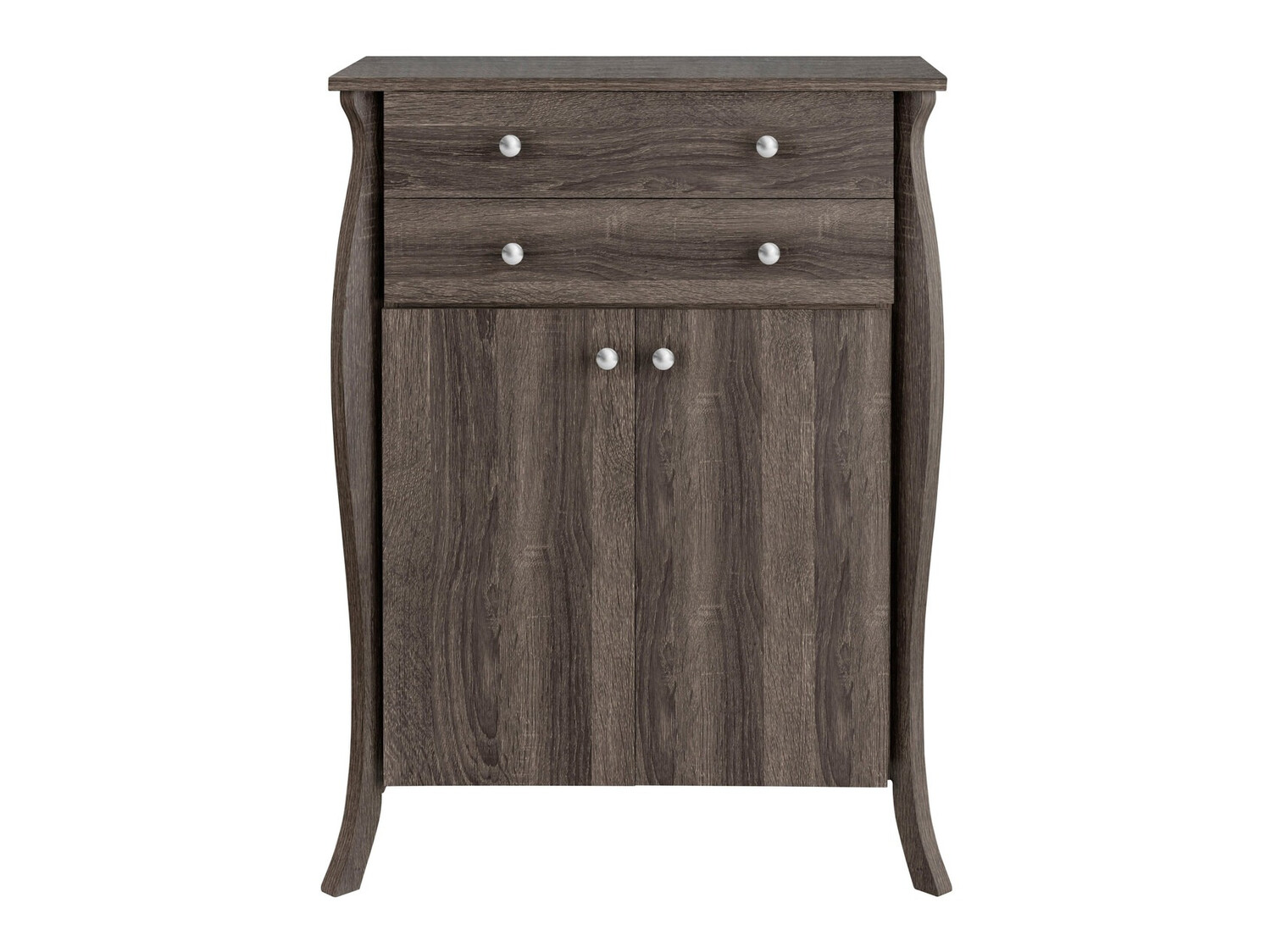 Beépített fürdőszoba szekrény Ophtole 103 (Szürke tölgy)