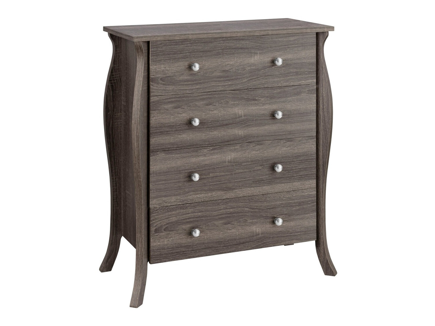 Beépített fürdőszoba szekrény Ophtole 104 (Szürke tölgy)