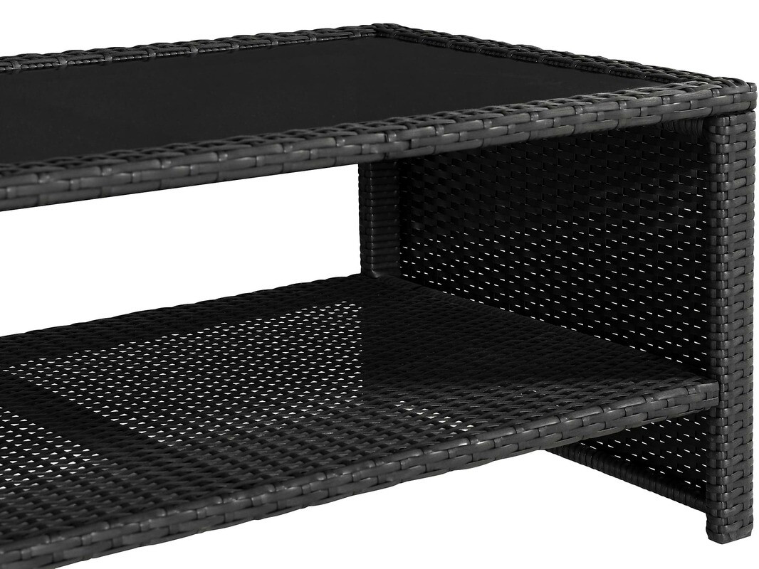 Kerti dohányzóasztal Comfort Garden 1555 (Fekete)