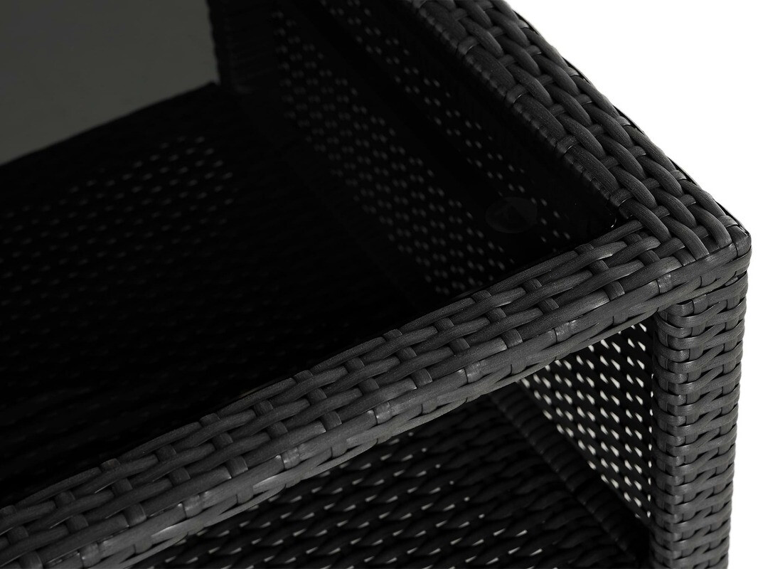 Kerti dohányzóasztal Comfort Garden 1555 (Fekete)