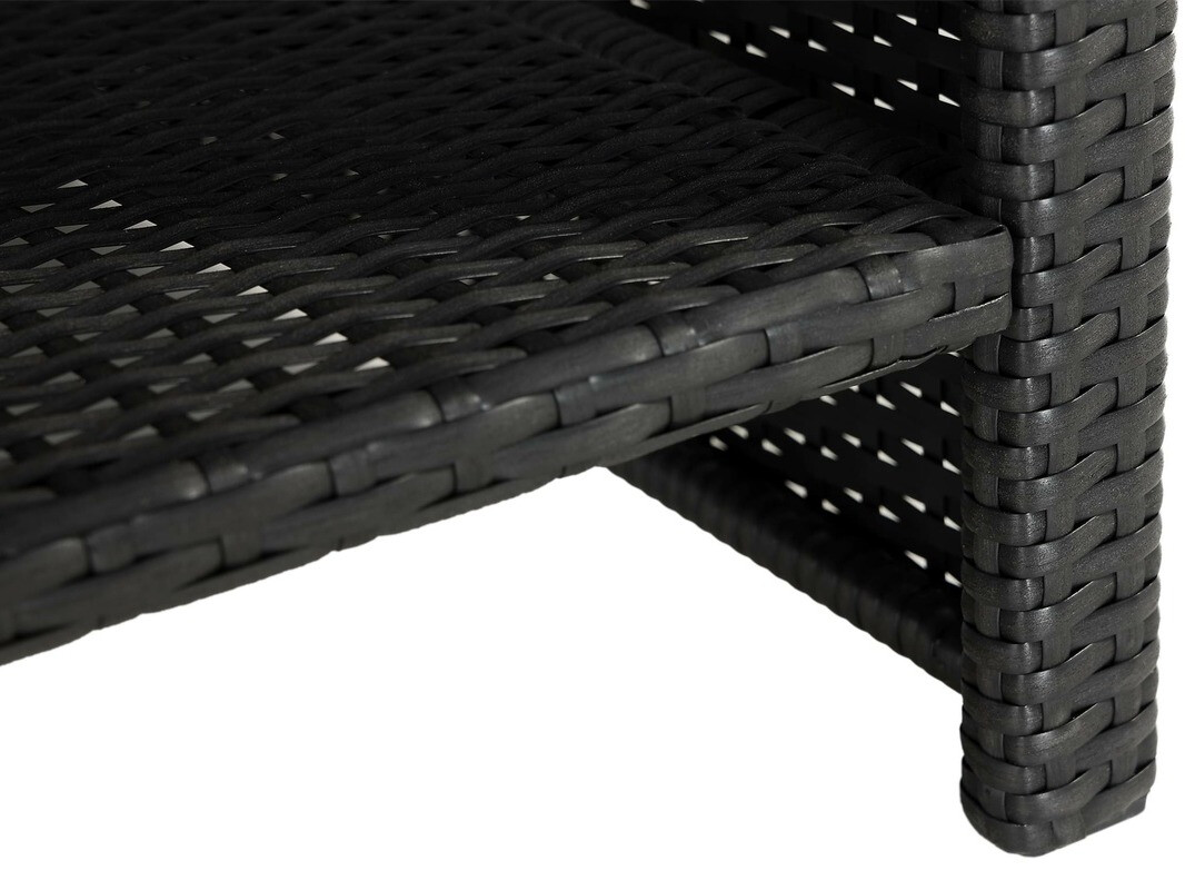 Kerti dohányzóasztal Comfort Garden 1555 (Fekete)