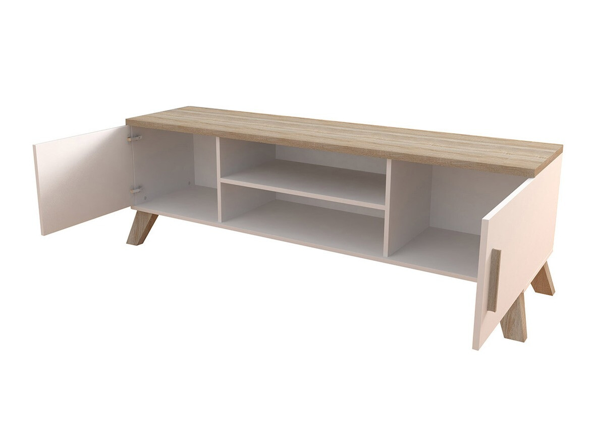 Nappali szett Larfloi 113 (Wotan tölgy + Fekete)